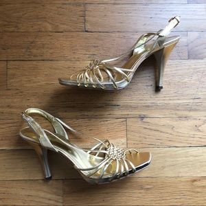 Anne Klein Sling Back Evening Sandal